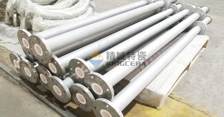 整體成型耐磨陶瓷管道 整體成型耐磨陶瓷管道