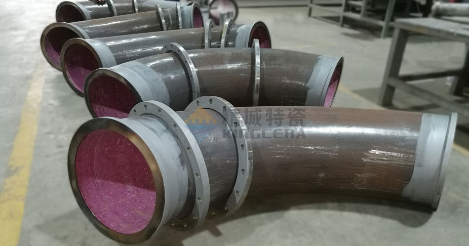 陶瓷貼片耐磨彎頭