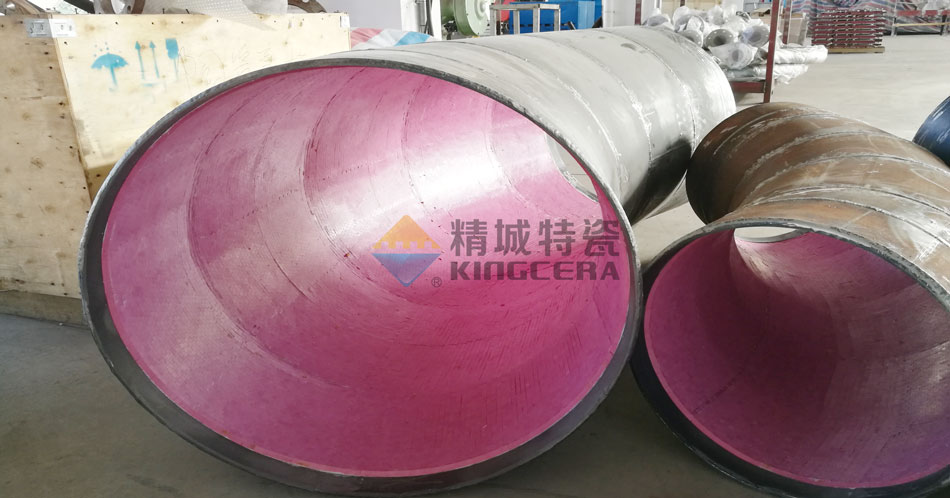 耐磨陶瓷貼片管道(大口徑)